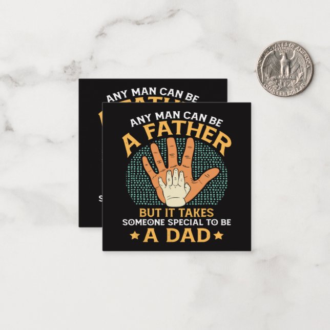  It Takes Someone Special to Be a Dad Card (Front/Back In Situ)
