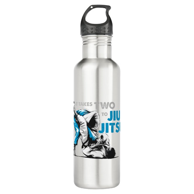 It Takes two to Jiu Jitsu 710 Ml Water Bottle (Front)