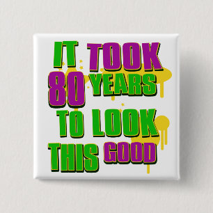 It took 80 years to look this good 15 cm square badge