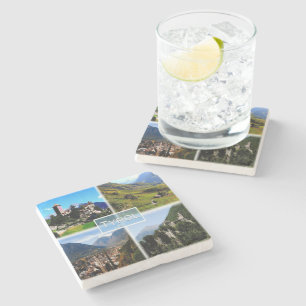 IT TrentIno Alto Adige - Tyrol - Castle Tyron - Stone Coaster
