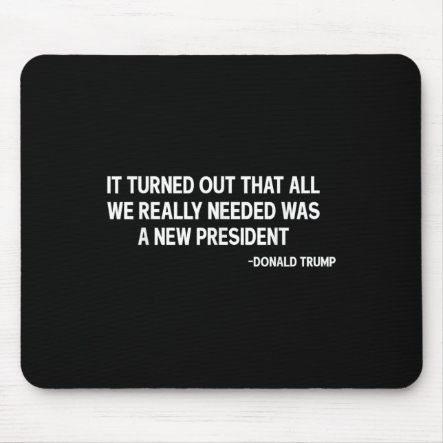 It Turned Out That All We Really Needed Was A New Mouse Pad (Front)