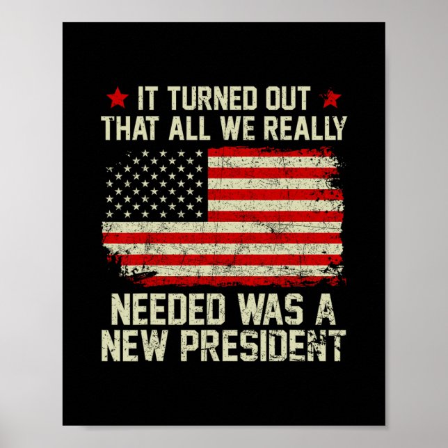 It Turned Out That All We Really Needed Was A New  Poster (Front)