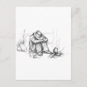 It was a long night.... postcard