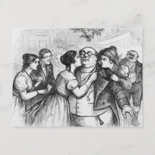 It was a pleasant thing to see Mr. Pickwick Postcard