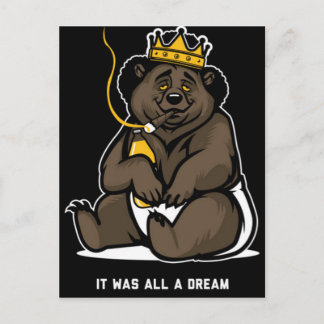 It was all a dream postcard