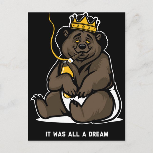 It was all a dream postcard (Front)