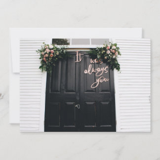 It Was Always You Flat Greeting Card