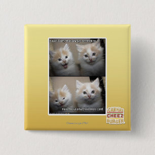 It was Fluffy 15 Cm Square Badge