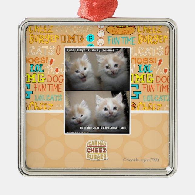 It was Fluffy Metal Tree Decoration (Front)