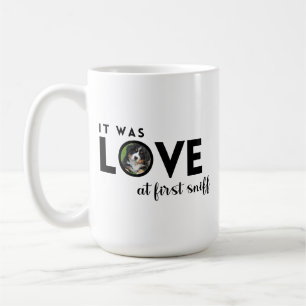 It was LOVE Custom photo Dog Lover  Coffee Mug