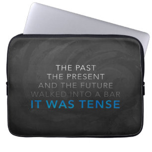 It Was Tense Laptop Sleeve