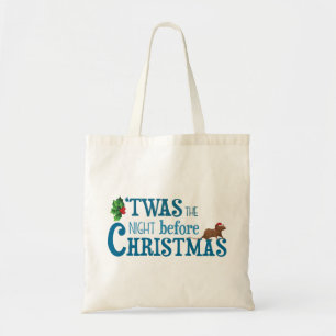 it was the night before christmas tote bag