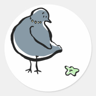 it wasn’t me classic round sticker