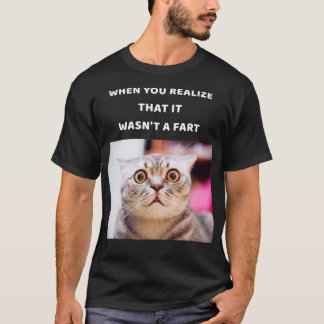 It Wasnt a Fart Funny Cat Gifts Toys Men Girls T-Shirt