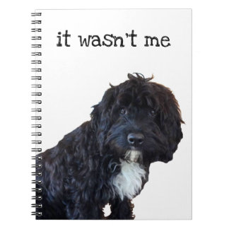 It Wasn't Me Cockapoo Notebook