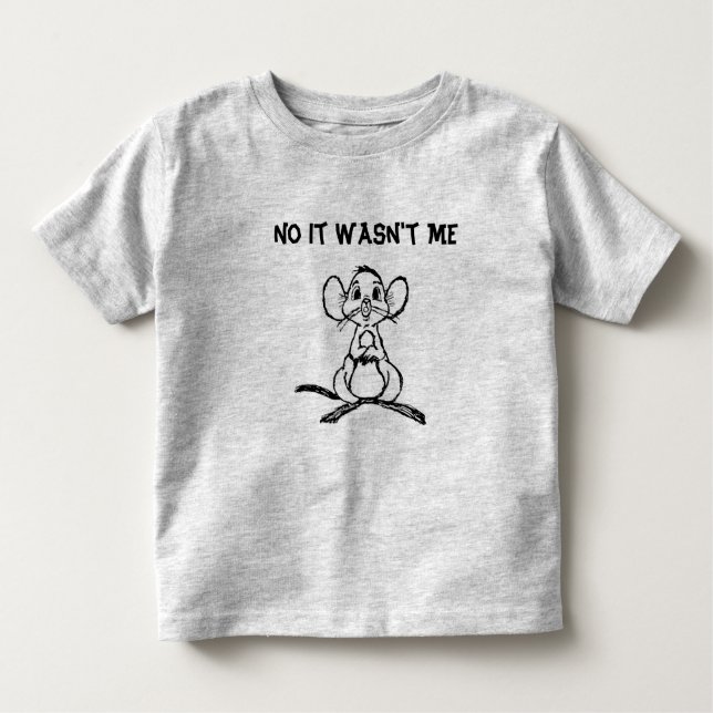 it wasn't me T-shirt for kids (Front)