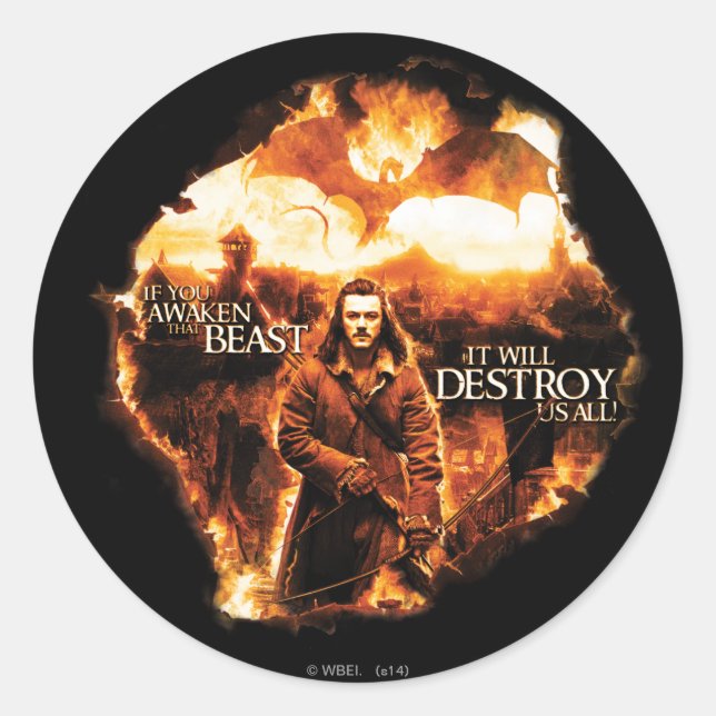 It Will Destroy Us All! Classic Round Sticker (Front)