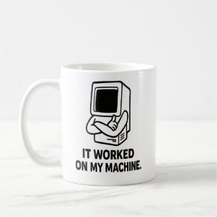 It Worked on My Machine – Retro Dev Humour Coffee Mug