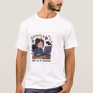 IT WORKS ON MY MACHINE - Funny Programmer T-Shirt