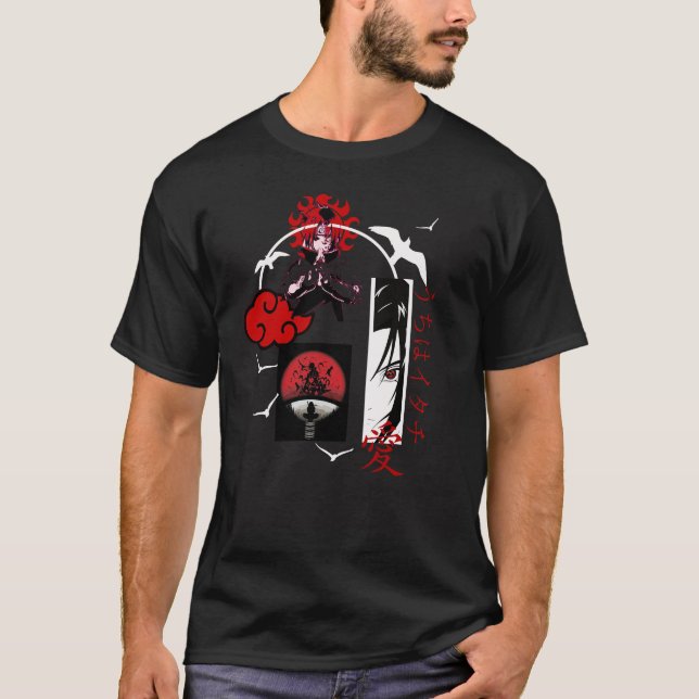 Itachi Uchiwa manga art T-Shirt (Front)