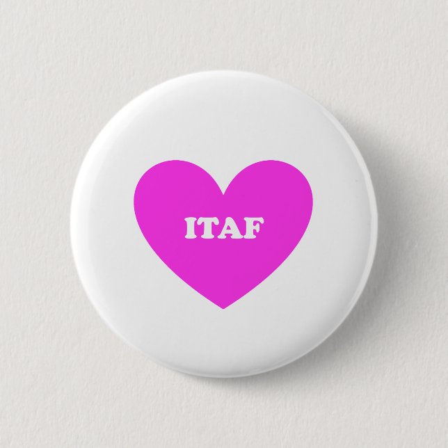 Itaf 6 Cm Round Badge (Front)