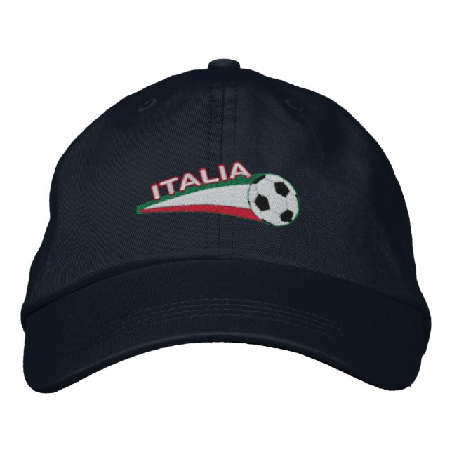 Italia azzurri embroidered baseball cap (Front)