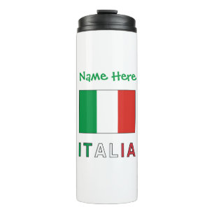 Italia Bandiera Personalised  Thermal Tumbler