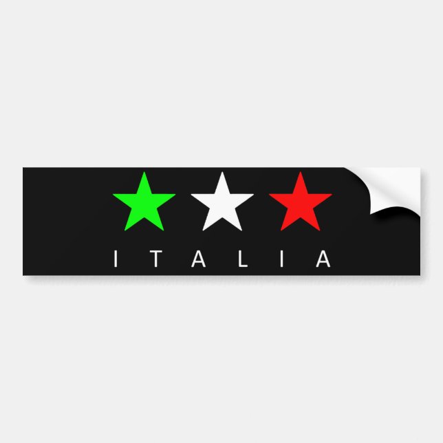 Italia Bumper Sticker (Front)