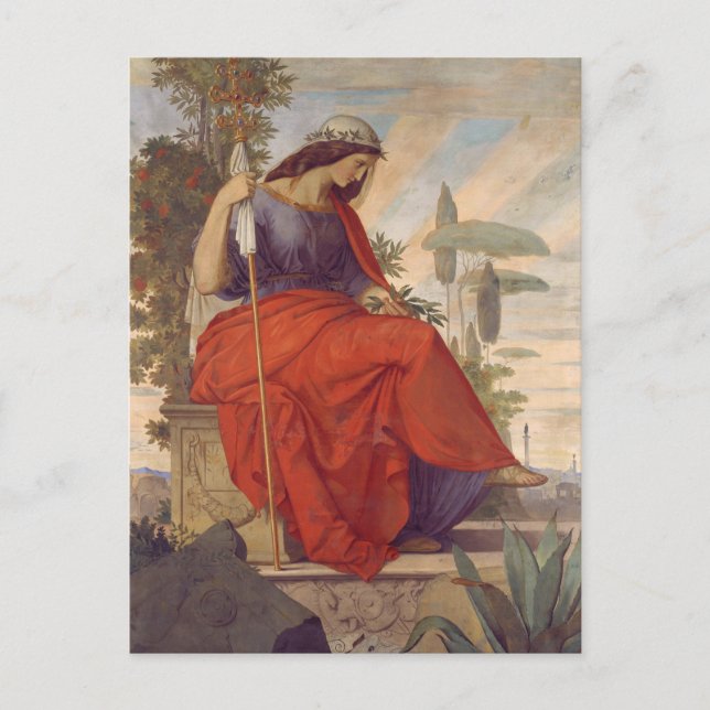 Italia by Philipp Veit Postcard (Front)