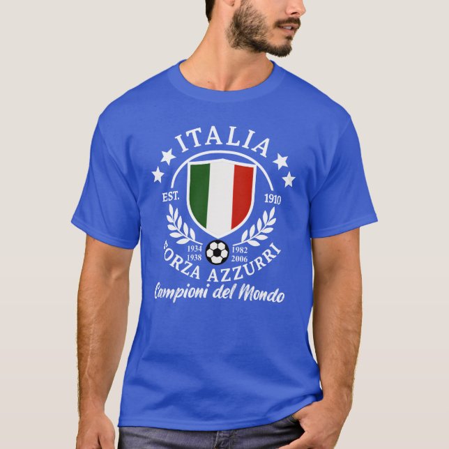 Italia Calcio 4 Stelle  T-Shirt (Front)
