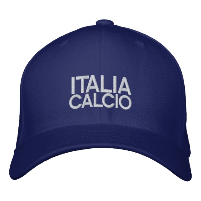 ITALIA CALCIO EMBROIDERED HAT (Front)