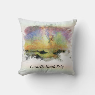 *~ Italia Cannelle Beach Italy Rainbow Hues Cushion