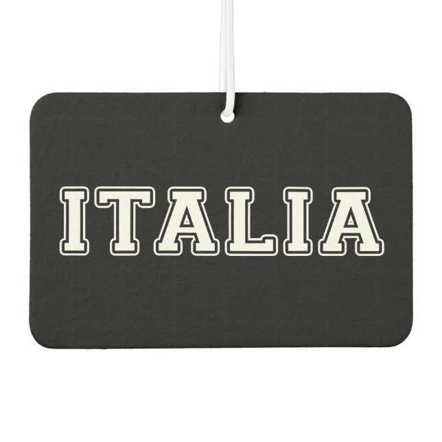 Italia Car Air Freshener (Front)