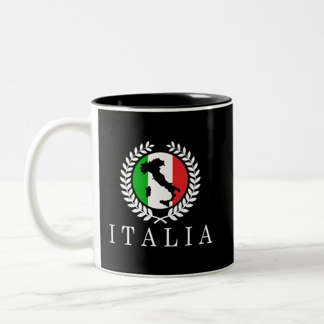 Italia Classico Two-Tone Coffee Mug (Left)