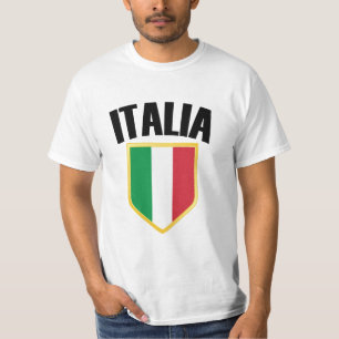 Italia Crest Italy Flag T-Shirt