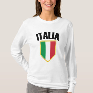 Italia Crest Italy Flag T-Shirt