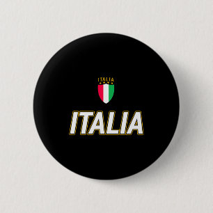 Italia Design Italian Soccer Jersey Style Italy T 6 Cm Round Badge