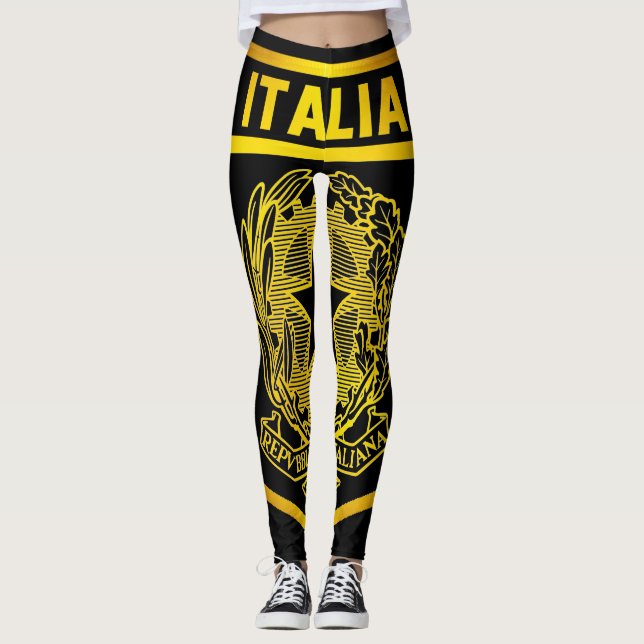 Italia Emblem Leggings (Front)