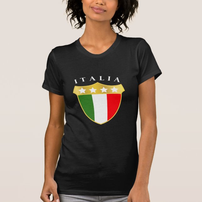Italia Emblem Shirt 4 Stars (Front)