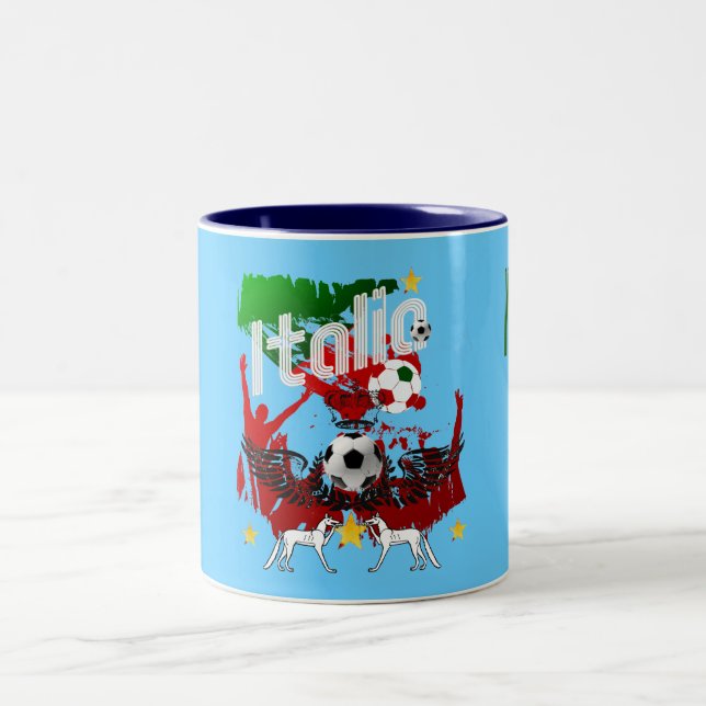 Italia fans calcio coffee mug soccer gifts (Center)