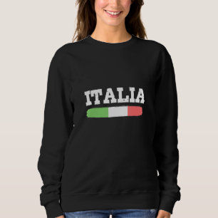 Italia Flag American Italian Roots Patriotic Usa P Sweatshirt
