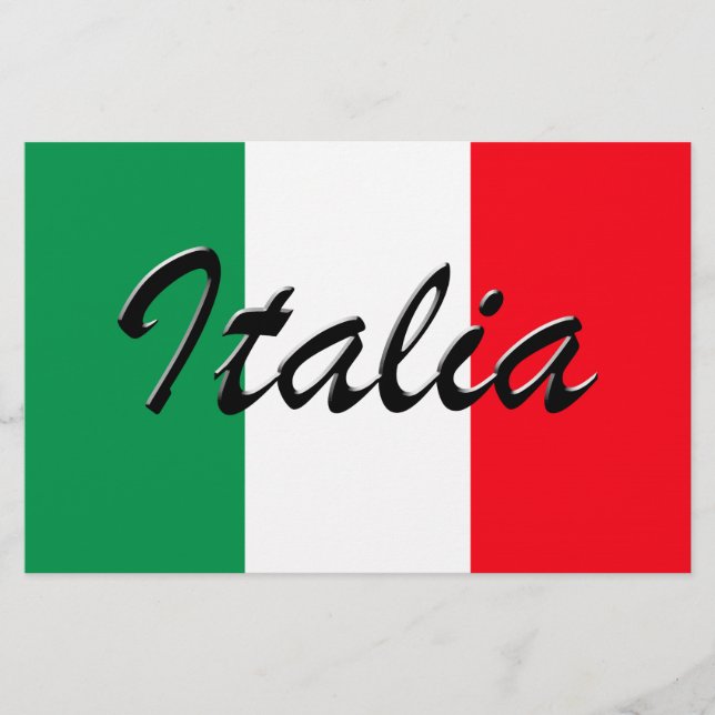 Italia Flag - High Quality (Front)
