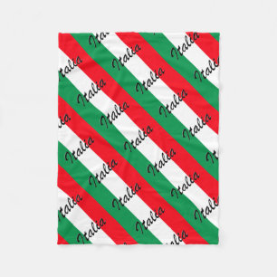 Italia Flag - High Quality Fleece Blanket