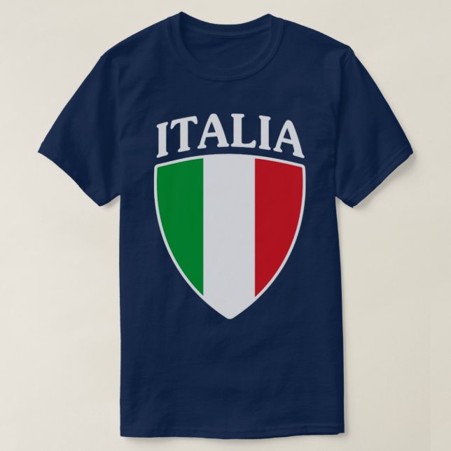 Italia Flag Italian Italy Italiano1 T-Shirt (Design Front)