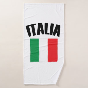 Italia Flag Italy Bath Towel