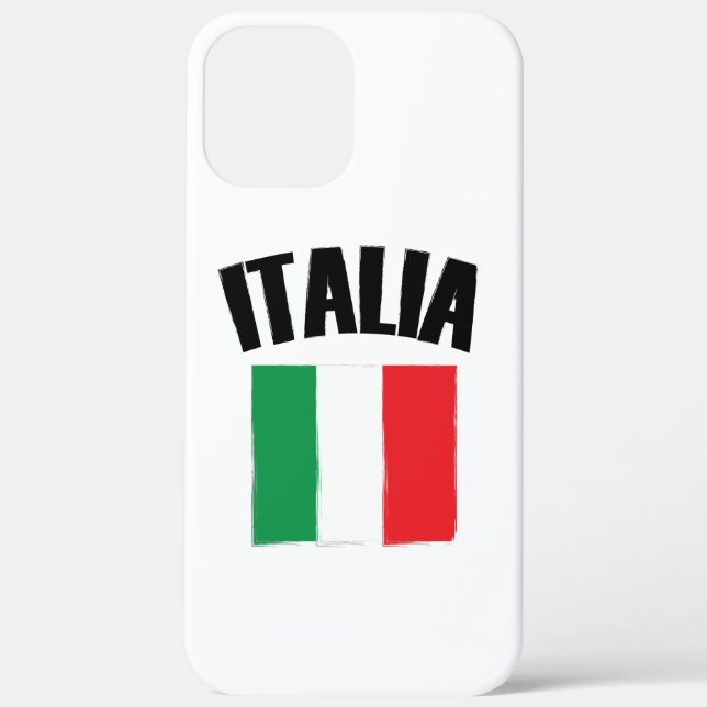 Italia Flag Italy Case-Mate iPhone Case (Back)