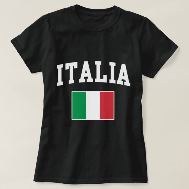 Italia Flag Italy Italian Italiano Family Men Wome T-Shirt (Design Front)