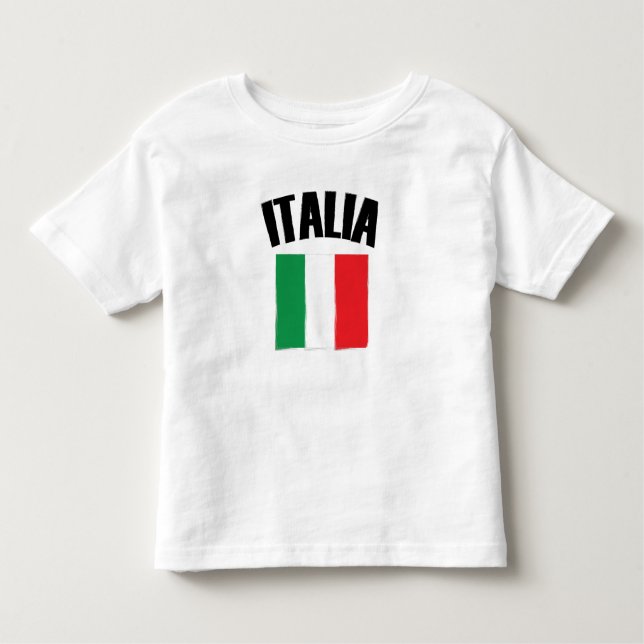 Italia Flag Italy Toddler T-Shirt (Front)