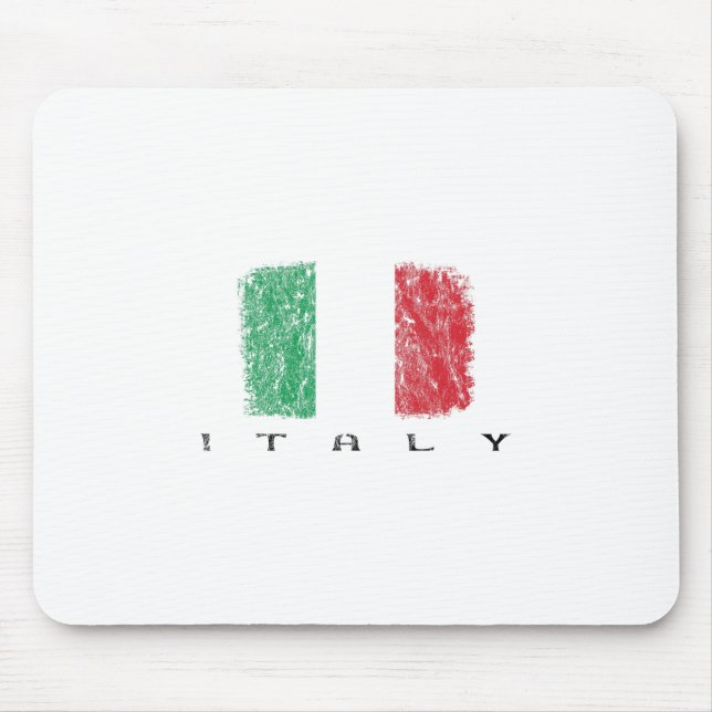 Italia Flag  Mouse Pad (Front)