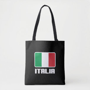 Italia Flag Tote Bag
